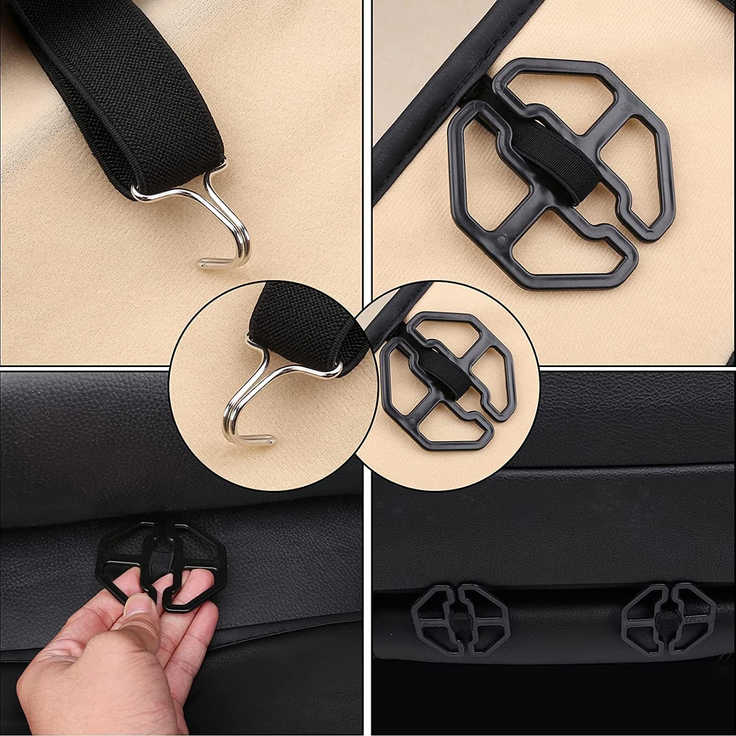 Detalle 2 de Coverado Front Seat Covers, Leatherette