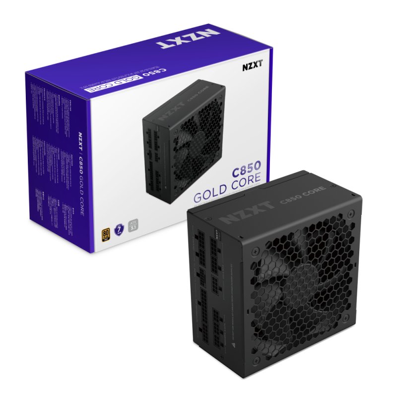 Detalle de NZXT C850 Gold Core: Fuente de Alimentación modular 850W 80 Plus Gold