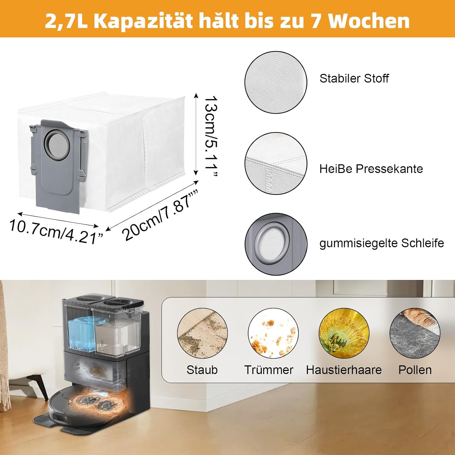 Thumbnail 4 de Zubehörset Roborock Qrevo 22‑teilig 🧹