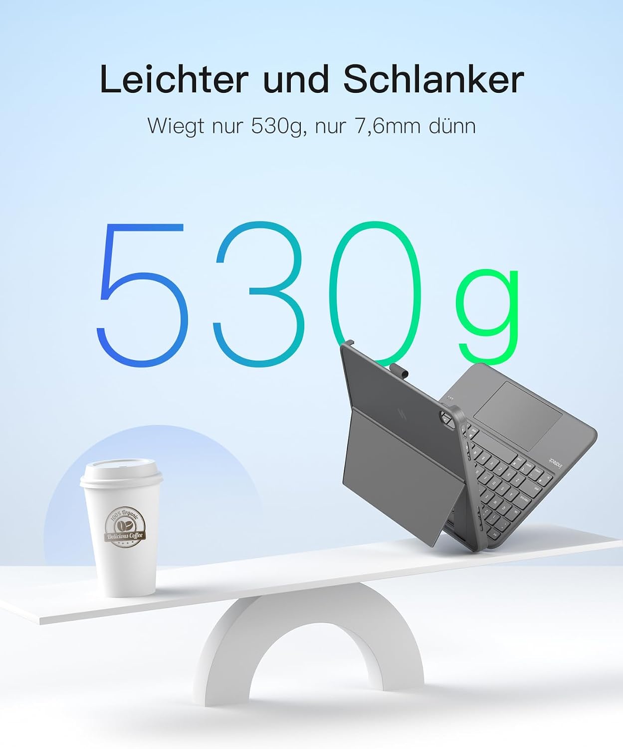 Detalle 2 de Inateck AceTouch Pro Tastatur 11 Zoll