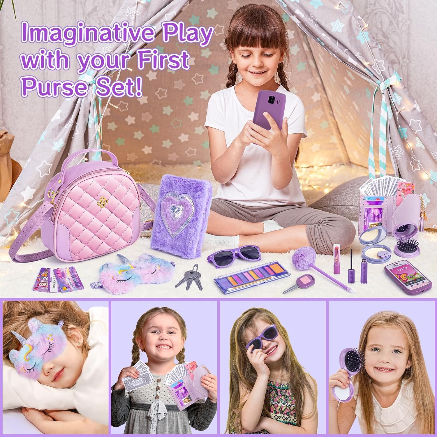 Thumbnail 3 de My First Purse Set Play Makeup Kit for Kids