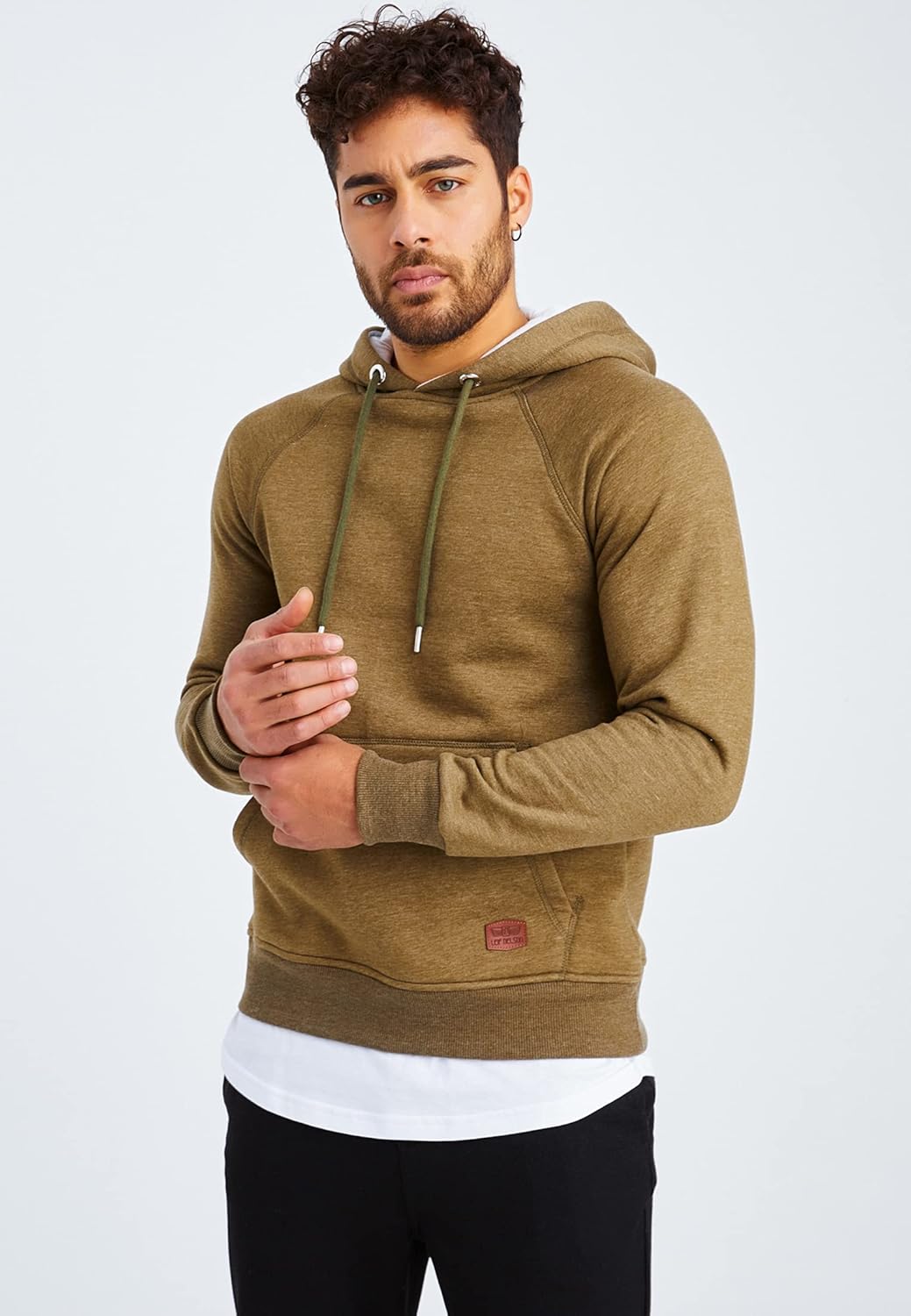 Thumbnail 1 de Leif Nelson LN8153 pull à capuche basique manches longues pour homme