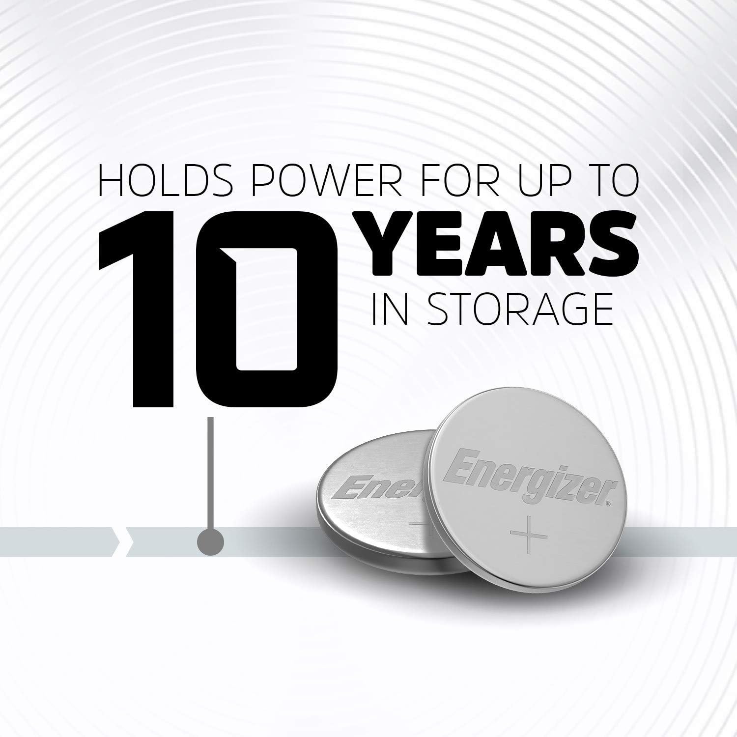 Detalle de CR2032 Energizer coin batteries 12 pack 3V