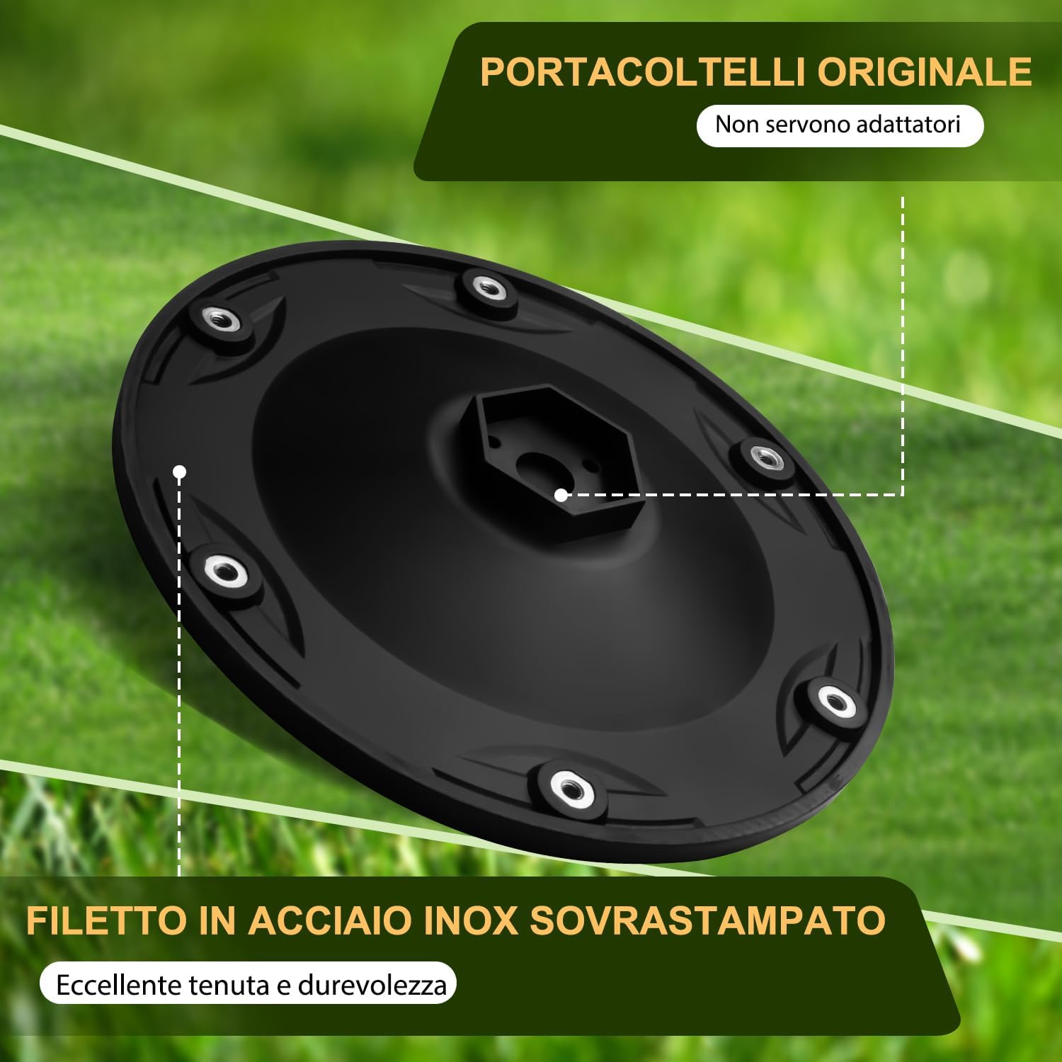 Detalle 2 de Dischi Lama + 6 Pezzi Lame Compatibili Worx Landroid S & M (2020 in poi) – confezione AS1300