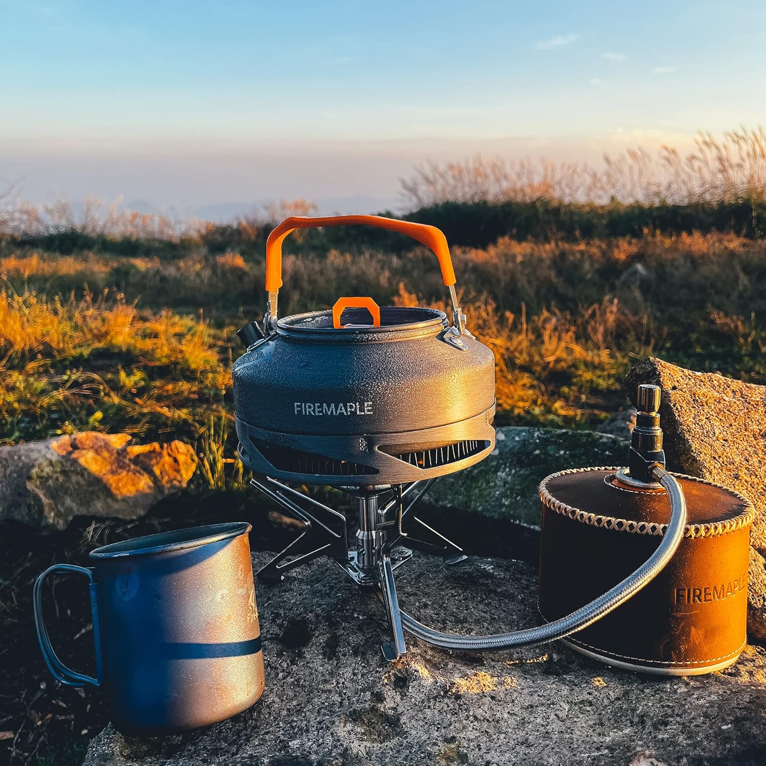 Thumbnail 6 de Fire-Maple Kit de Casserole Camping : ensemble compact avec échangeur de chaleur