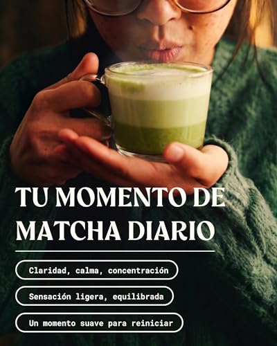 Detalle de NaturaleBio Té Matcha en Polvo Orgánico 100 g – Grado Premium (Uji, Japón) para beber, postres y batidos