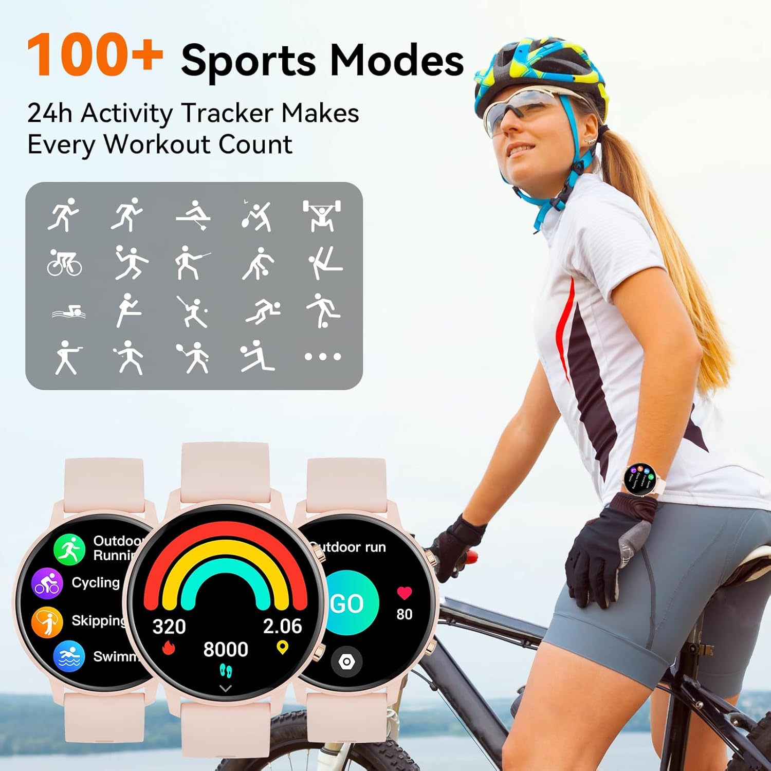 Thumbnail 2 de Hwagol Smart Watch 1.39" fitness tracker