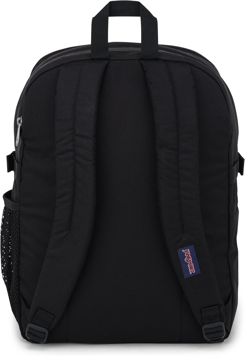 Detalle de JanSport Main Campus Backpack: 15-Inch Laptop, Dual Bottle Pockets, Black