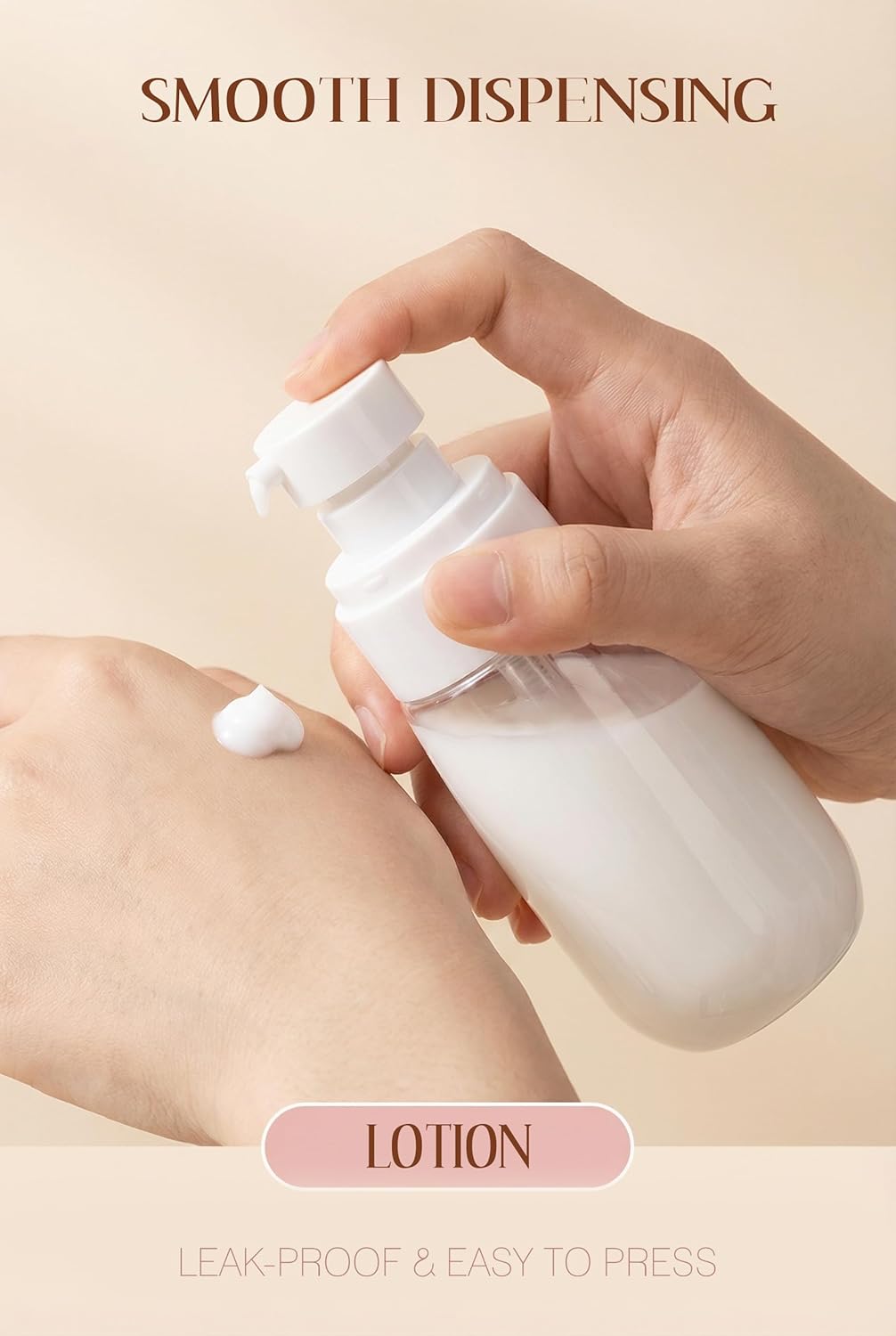 Detalle de Lammcou Mini flacons spray à brume fine (lot de 3) rechargeables, anti-fuite, format voyage TSA