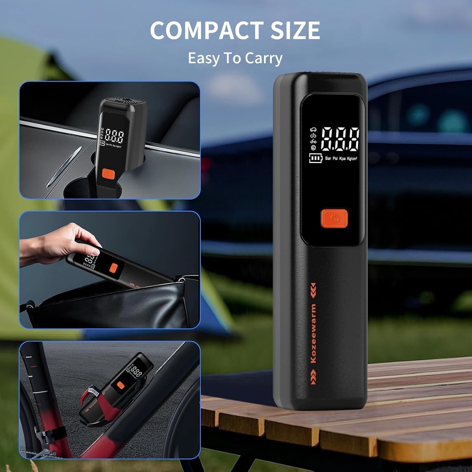 Detalle de Portable Tire Inflator with 150 PSI