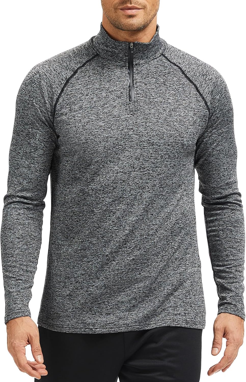 Detalle de AMZSPORT Sudaderas Hombre con Cremallera 1/4