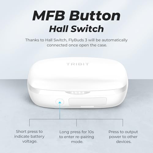 Thumbnail 3 de Tribit Écouteurs Bluetooth 5.2 avec réduction du bruit