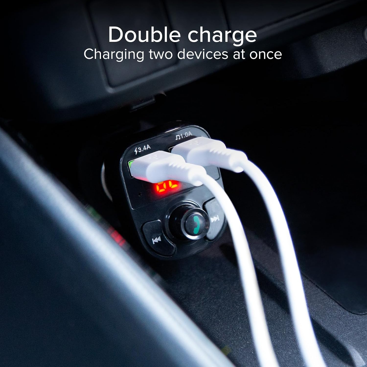 Thumbnail 4 de SBS 15-W Autoladegerät Bluetooth FM-Transmitter