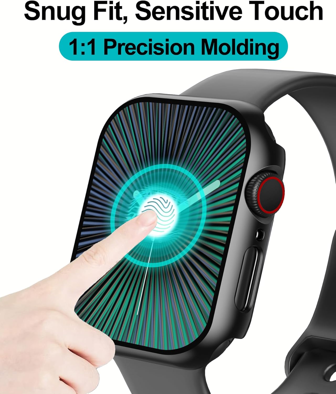 Thumbnail 4 de Smiling 2-Pack Case Apple Watch 45mm