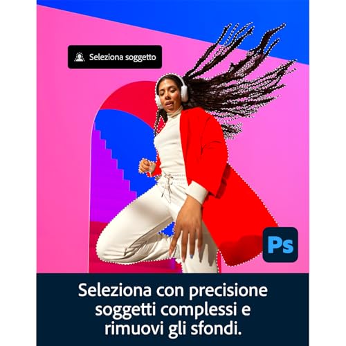 Detalle de Adobe Firefly Pro con Express Premium e McAfee Total Protection per 6 dispositivi