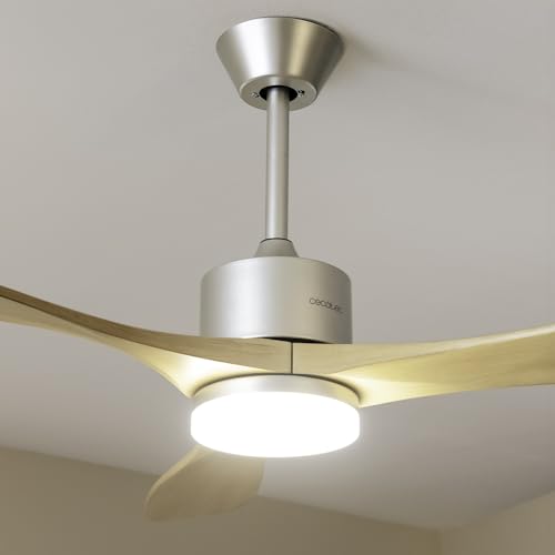 Detalle de Cecotec EnergySilence Aero 5290 Golden Pro : ventilateur de plafond 52" avec moteur DC et lampe LED (35 W)