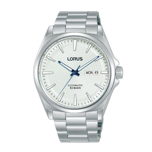 Detalle de Lorus Orologio da uomo analogico automatico in acciaio inox, argento, 42 mm