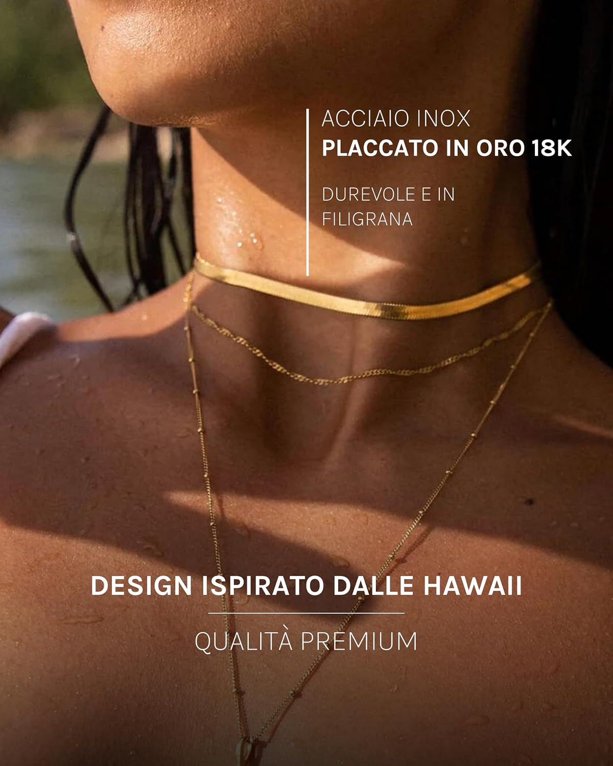 Thumbnail 2 de Purelei I'lalo Choker collana impermeabile 35–40 cm