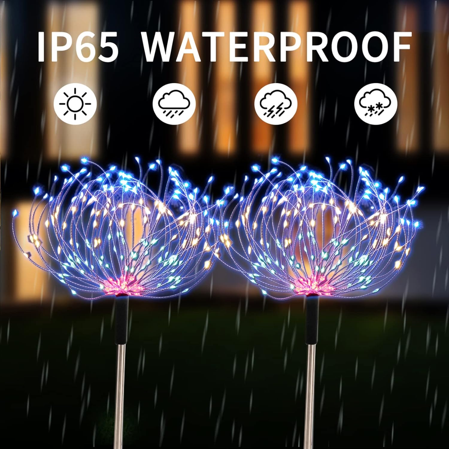 Thumbnail 2 de AcaJoe solar garden lights 480 LED 4 pack