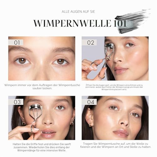 Detalle de Tweezerman Classic Wimpernzange – Präziser Schwung mit sanfter Pflege
