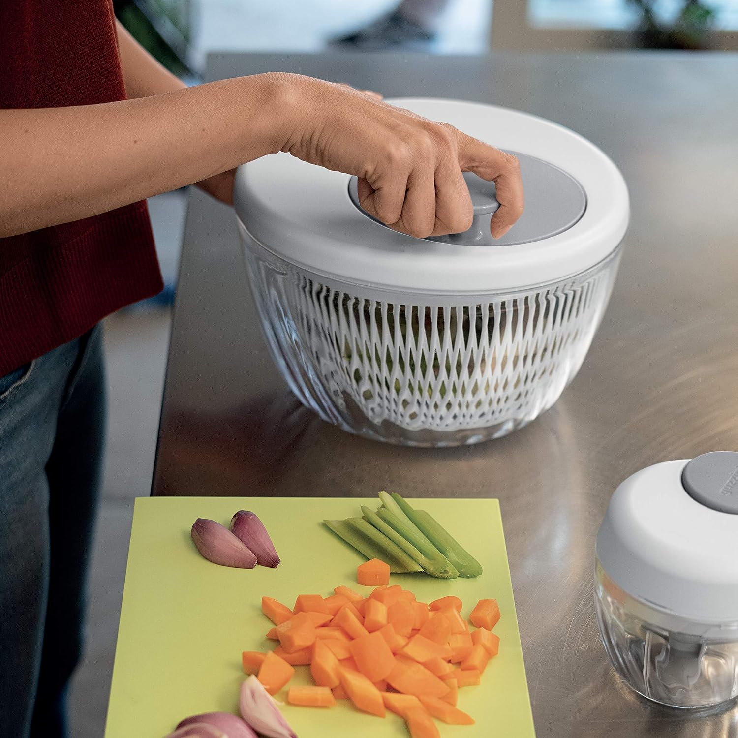 Detalle 2 de Centrifuga insalata Guzzini 26 cm