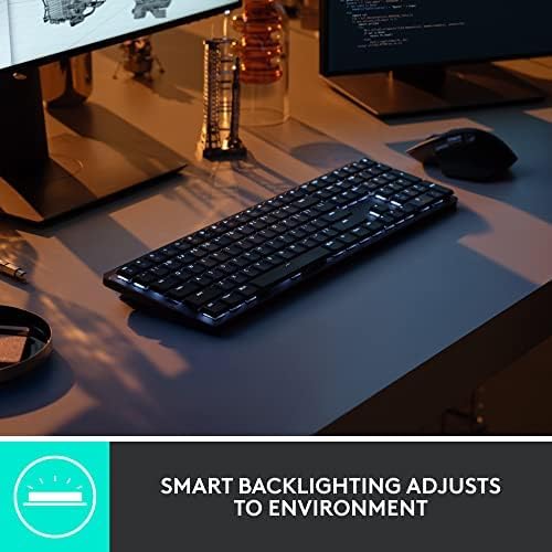 Detalle de Logitech MX Mechanical 920-010547 Wireless Mechanical Keyboard, Tactile Quiet