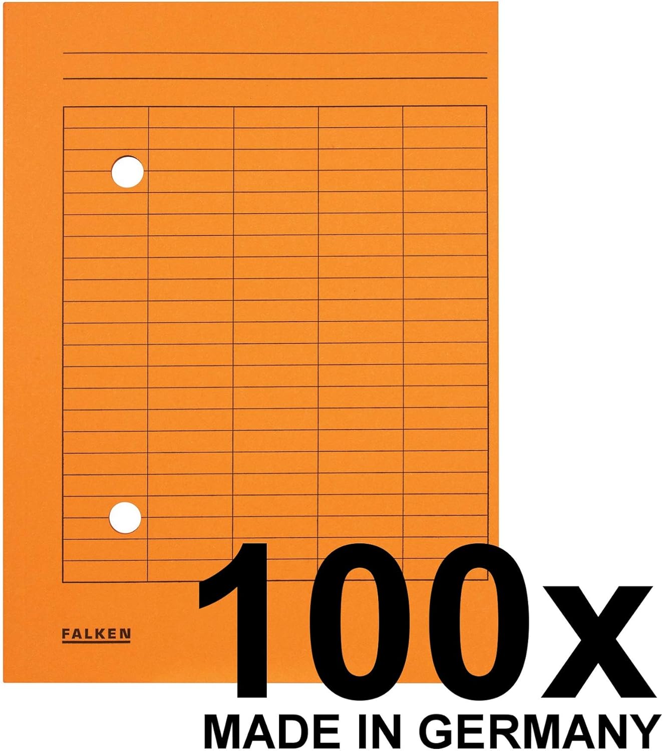 Thumbnail 1 de Original Falken Umlaufmappe 100er Pack – DIN A4, Recycling-Karton, orange