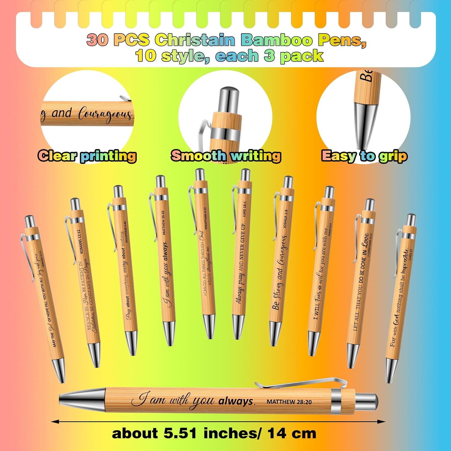 Detalle 2 de Zhanmai 30 Sets Bulk Spiral Notebooks 4.5x5.5📓