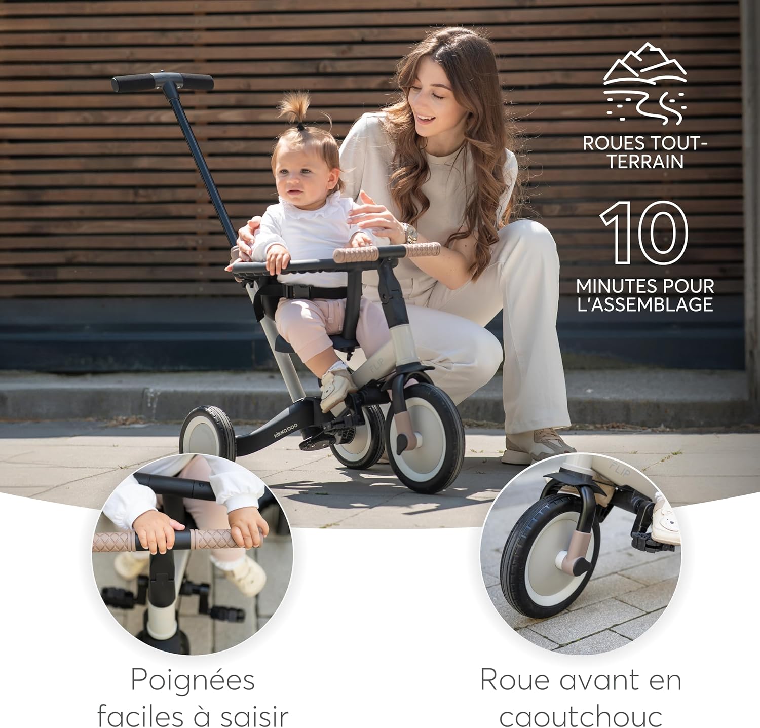 Detalle 2 de KikkaBoo Flip tricycle 5 en 1