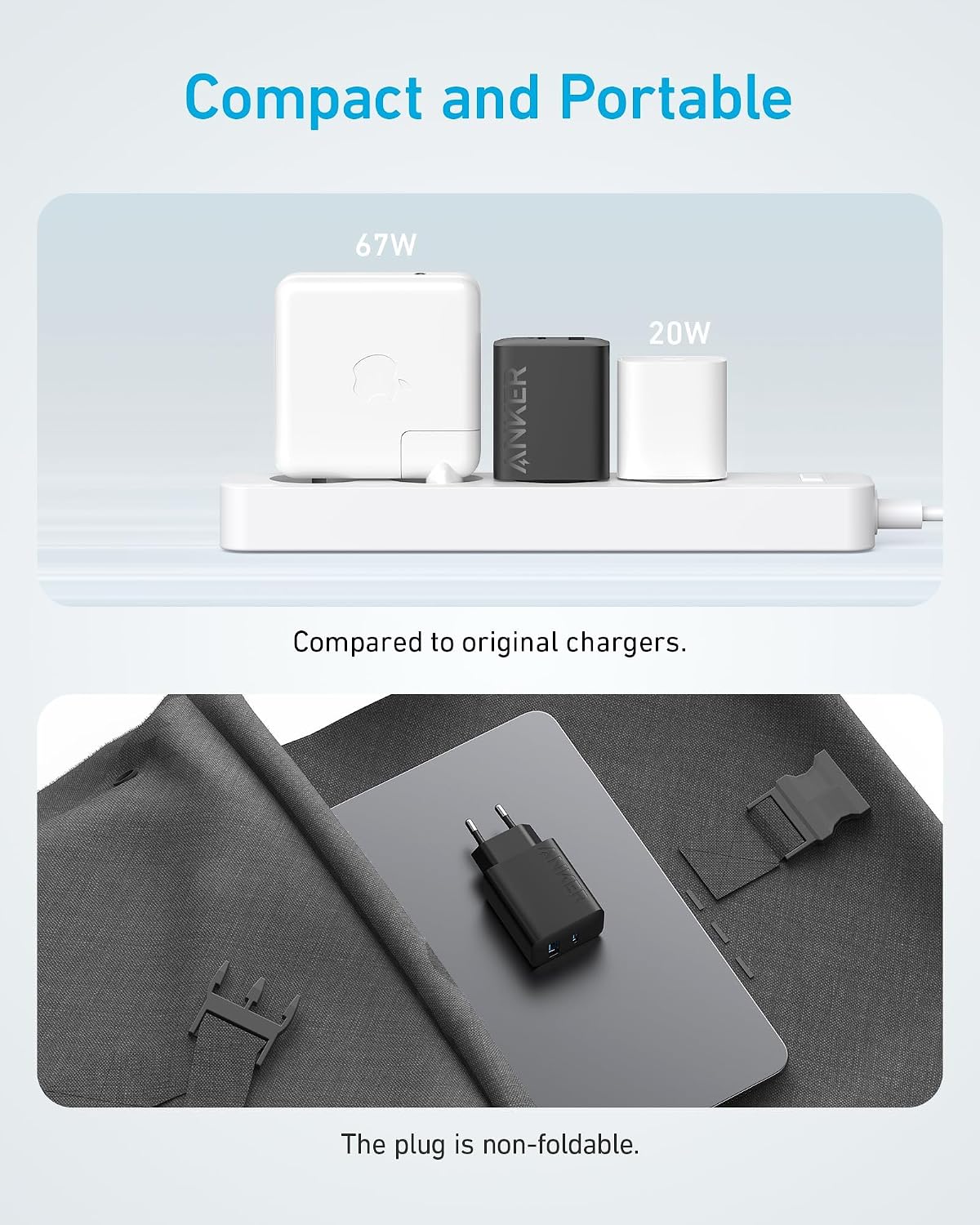 Thumbnail 4 de Anker Cargador iPhone Carga Rápida 20W 2 Puertos