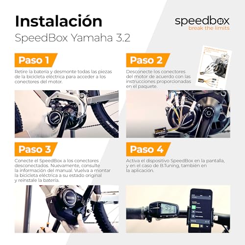 Thumbnail 6 de SpeedBox 3.2 con chip de tuning para motores Yamaha PW-X (PW-X, SE, TE, X2, ST) en bicicletas eléctricas