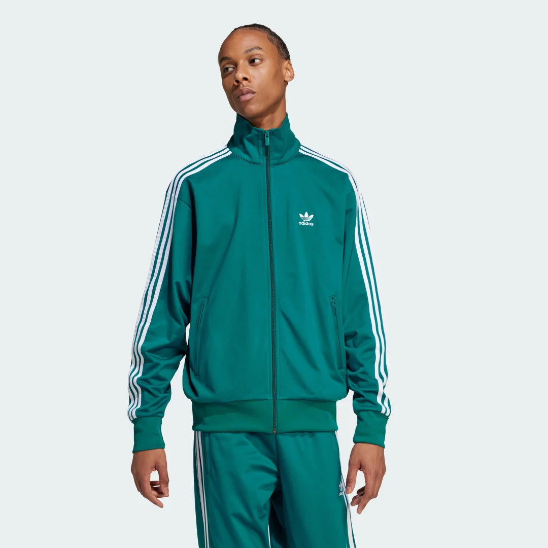Detalle de Chaqueta Firebird Adicolor Classics Turquesa de Adidas