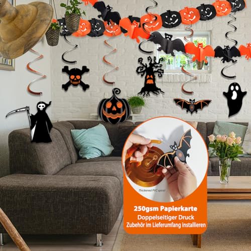 Detalle 2 de AMLOOPH Halloween-Deko-Set aus recycelbarem Papier