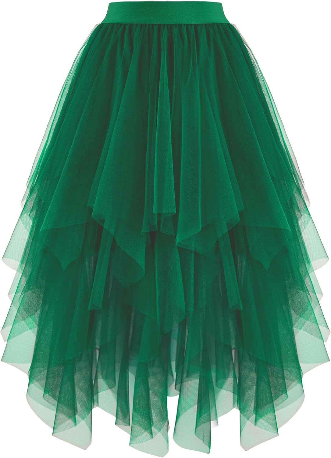 Dressever Unregelmäßiger Tüllrock A‑Linie 1 Schicht 🎀