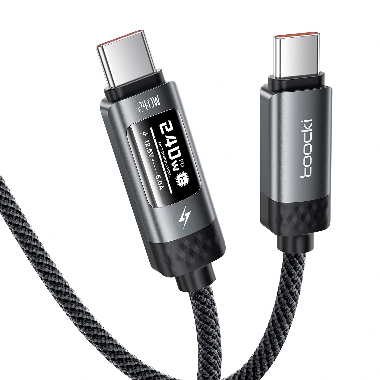 Detalle de toocki Cable USB-C a USB-C 240W 1M