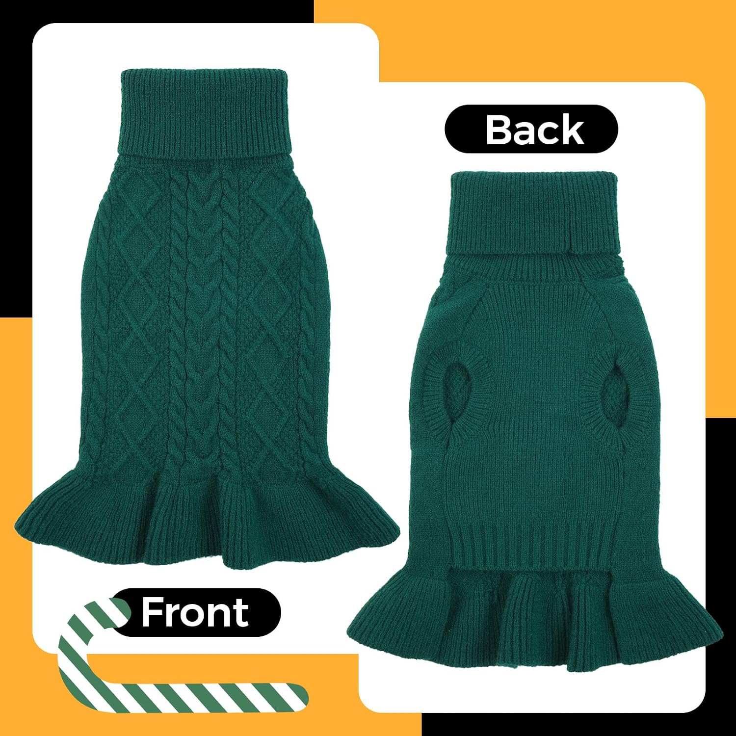 Detalle 2 de Lelepet XS Dog Sweater Dress