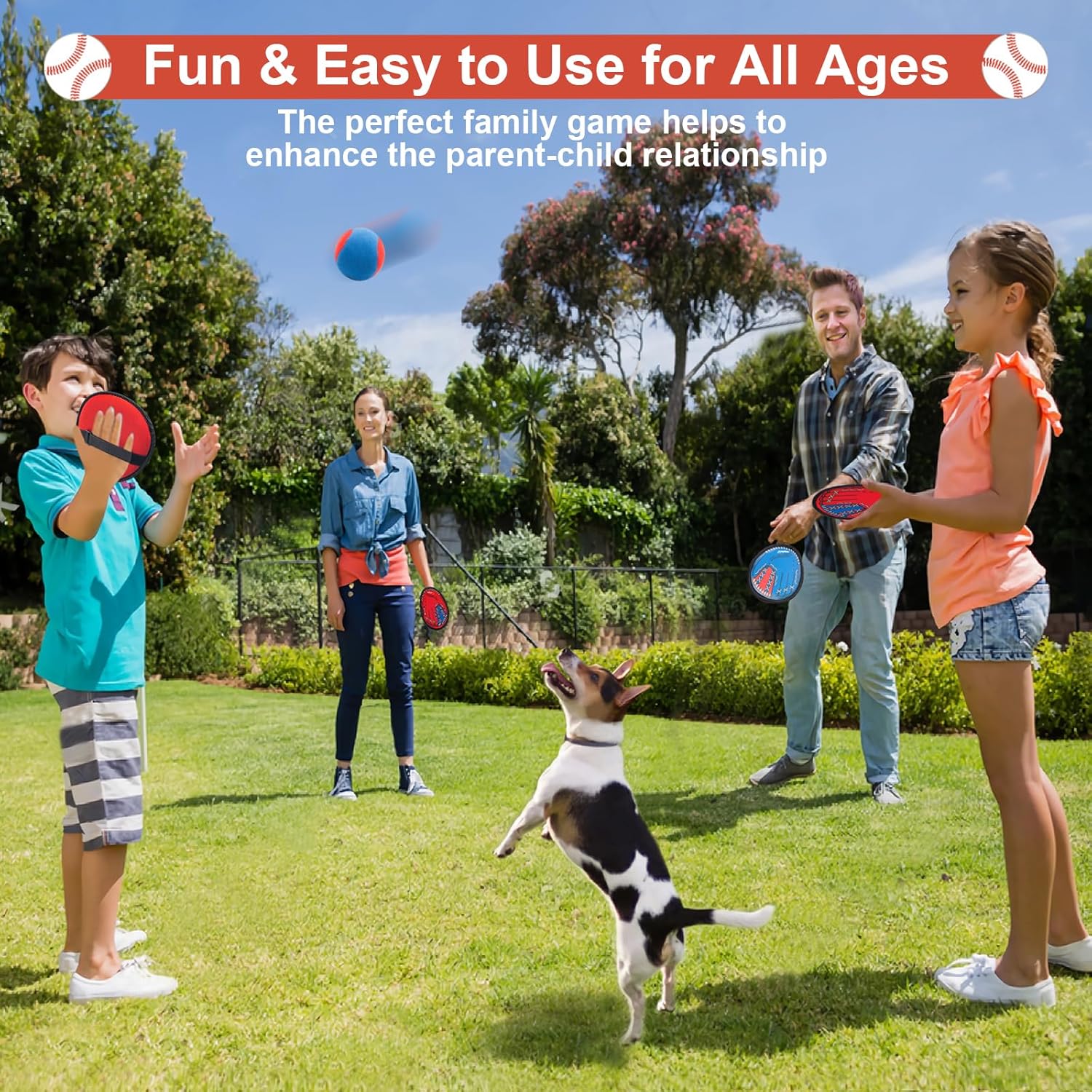 Thumbnail 4 de Toss and Catch Ball Game kids outdoor catch set