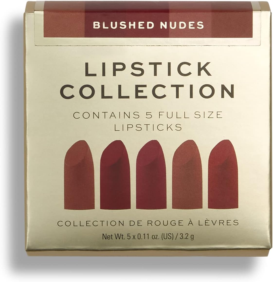 Detalle de Revolution Pro Collezione Rossetti 5pk Nude Rossetti Arrossati