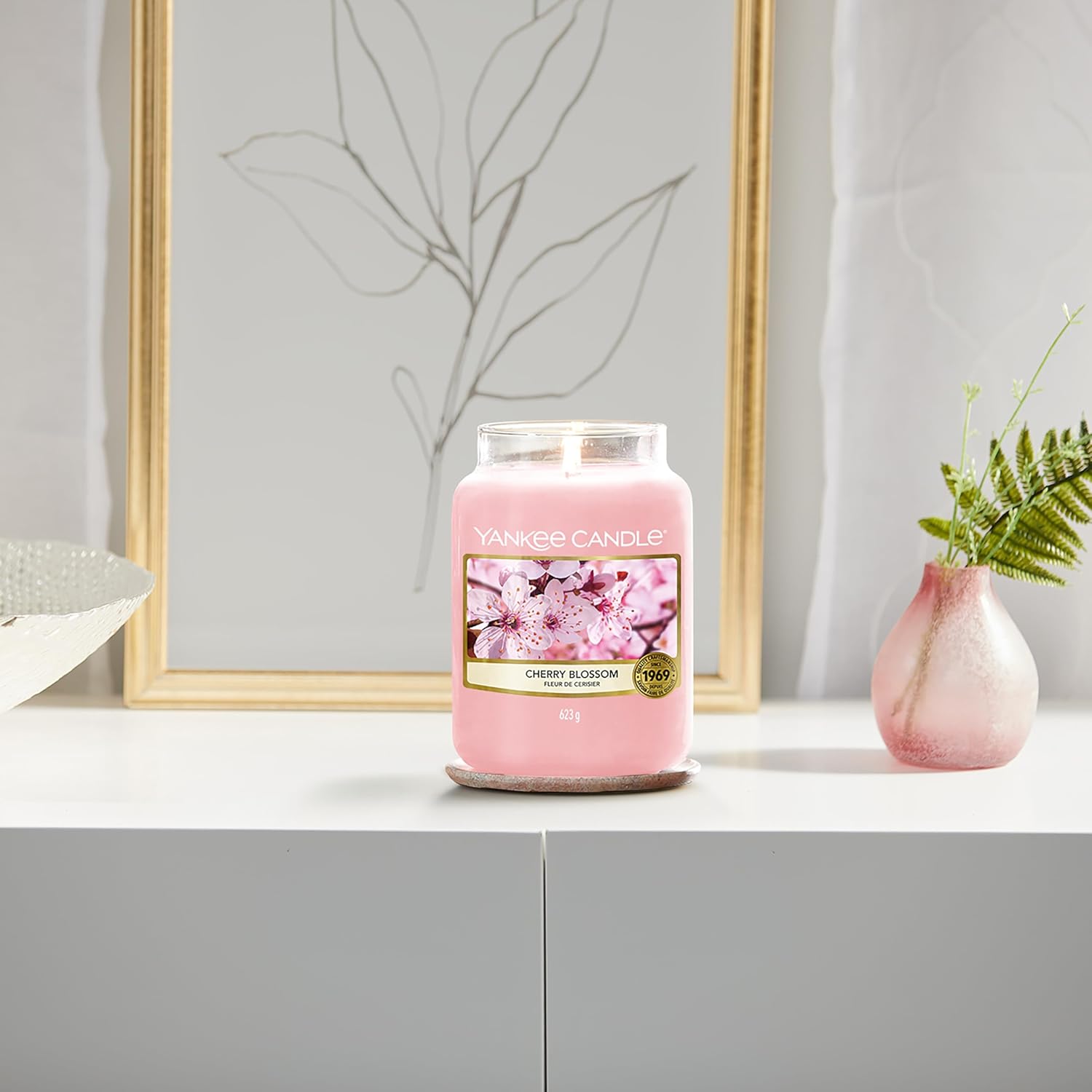 Thumbnail 6 de Yankee Candle Cherry Blossom Large Jar 150 hours 🕯