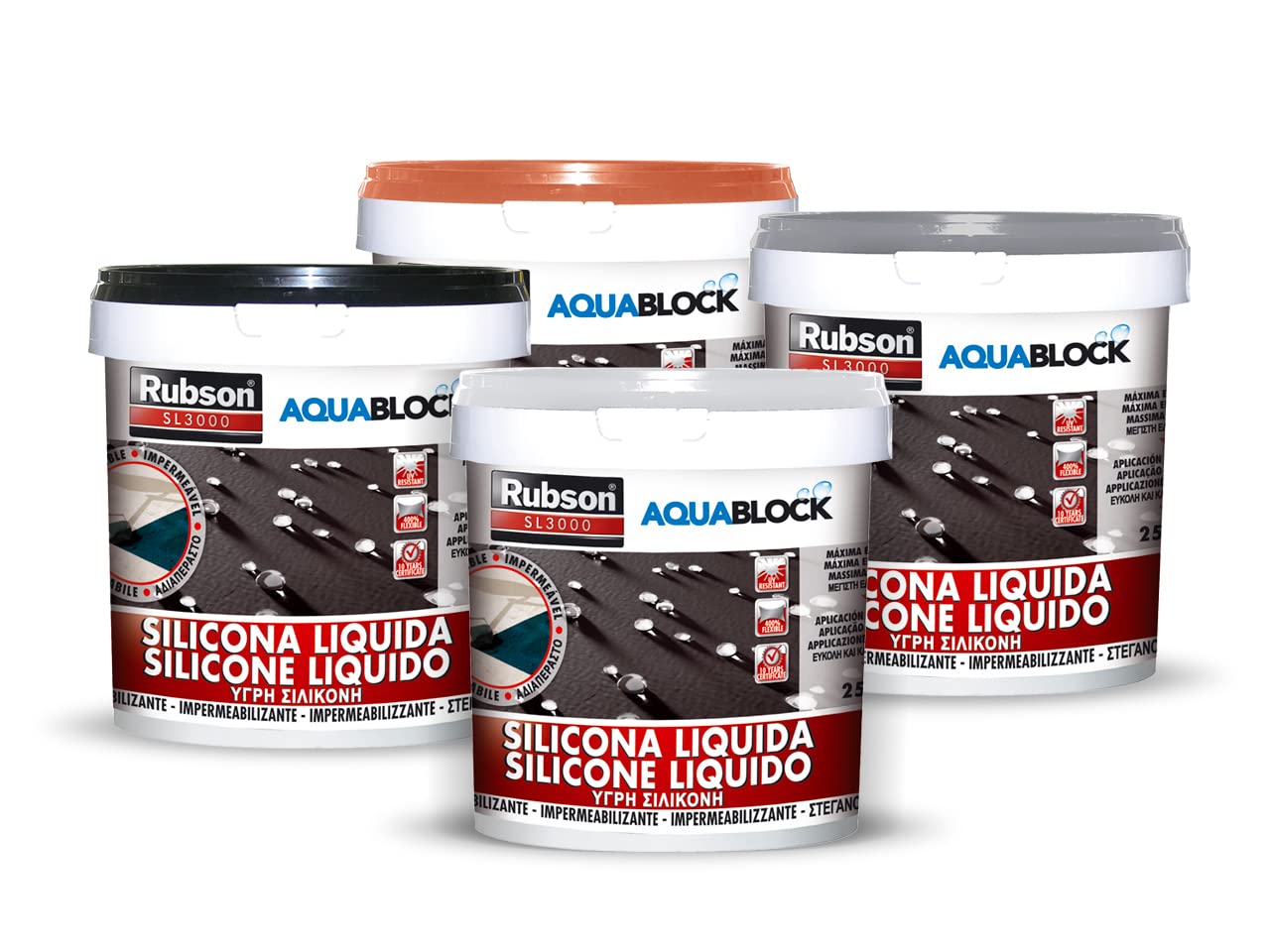 Thumbnail 2 de Rubson Aquablock Silicone Liquido SL3000 1kg