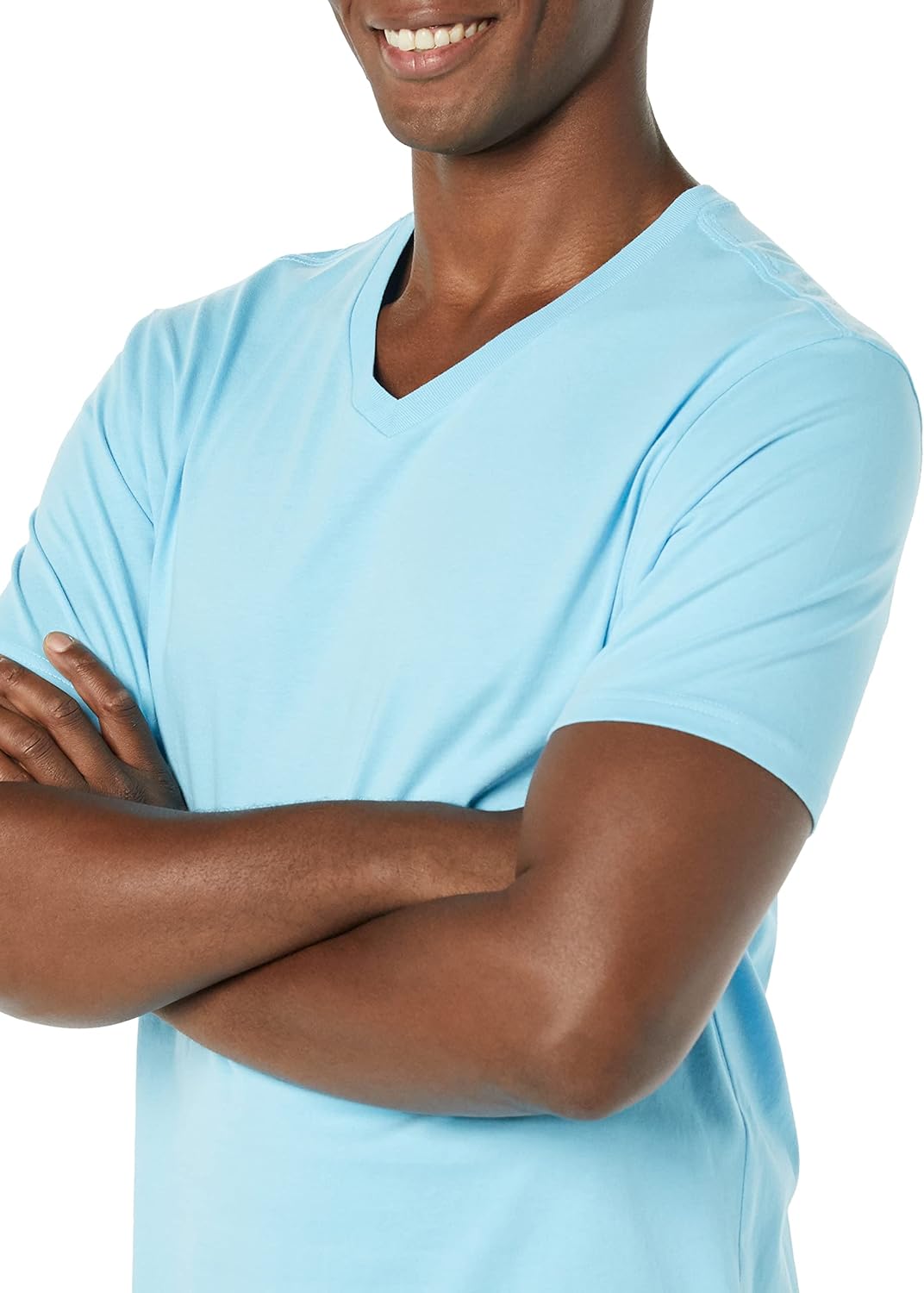 Thumbnail 5 de Amazon Essentials Herren Kurzarm-T-Shirts mit V-Ausschnitt – körpernaher Schnitt für den Alltag