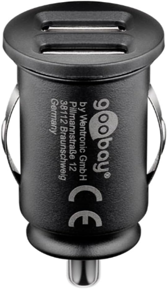 Detalle 2 de Goobay 58912 Dual USB Port Auto-Ladegerät – 12V/24V Zigarettenanzünder Adapter