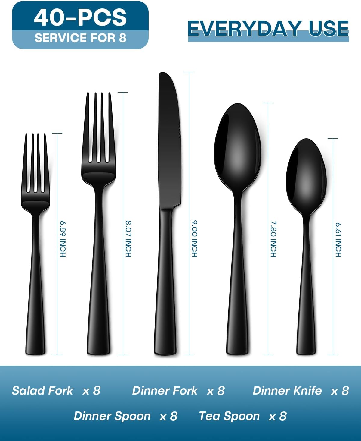 Thumbnail 1 de Stapava 40-Piece Flatware Set