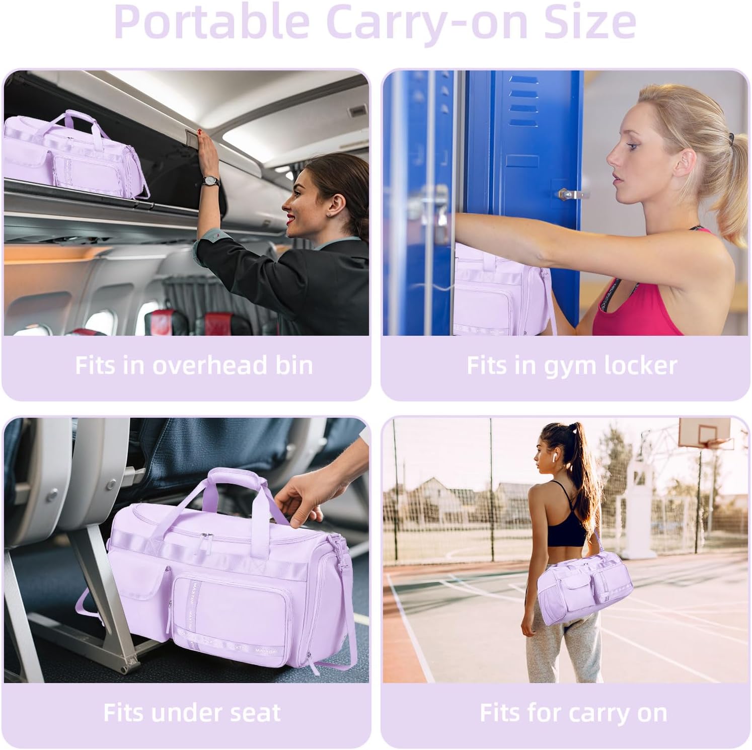 Detalle de MAXTOP Small Gym Duffel 15 × 7.5 × 9 in