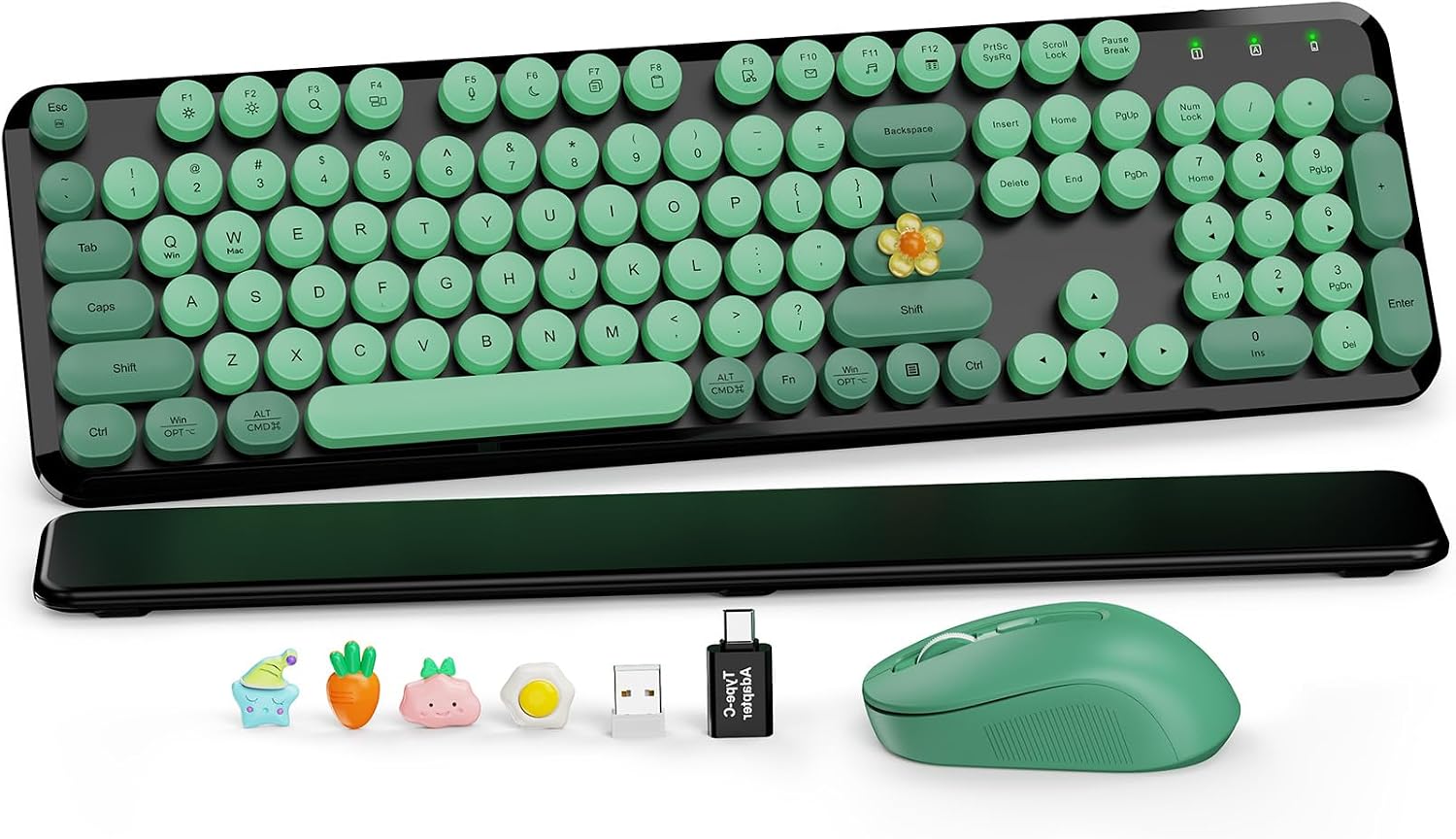 Detalle de Wireless Keyboard Combo Round Keycaps