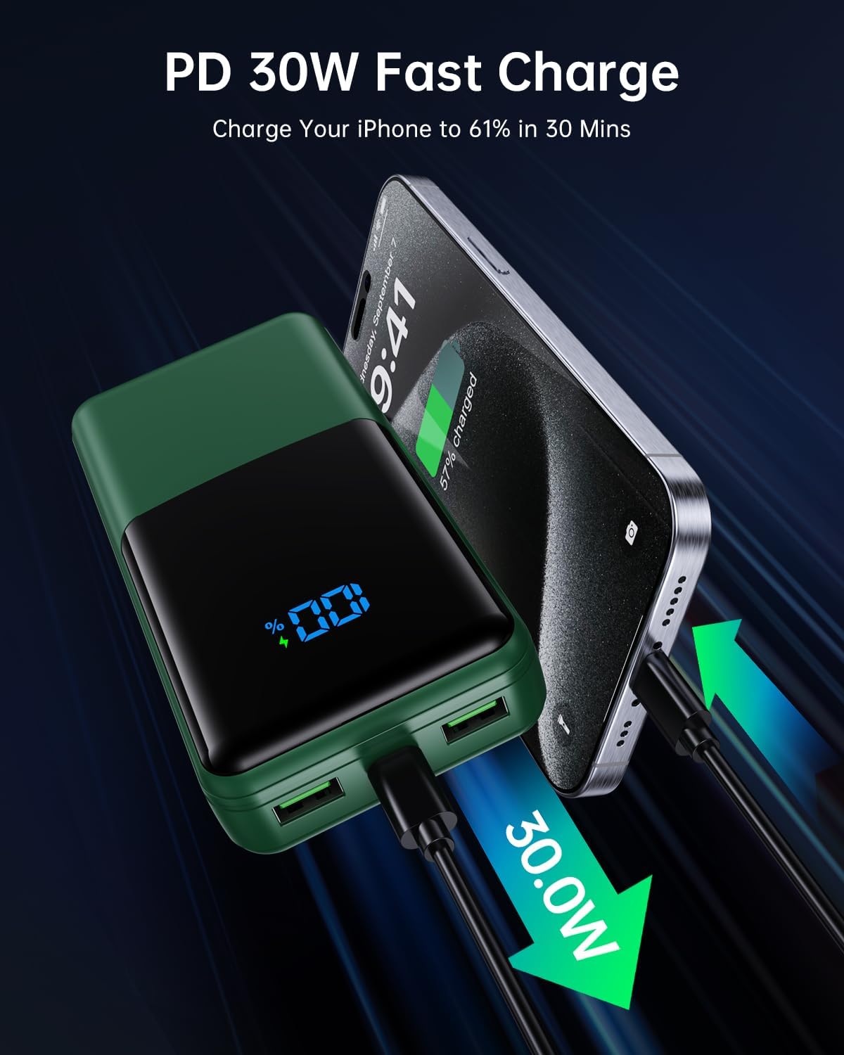 Thumbnail 1 de Coblob Power Bank 27000mAh portable charger