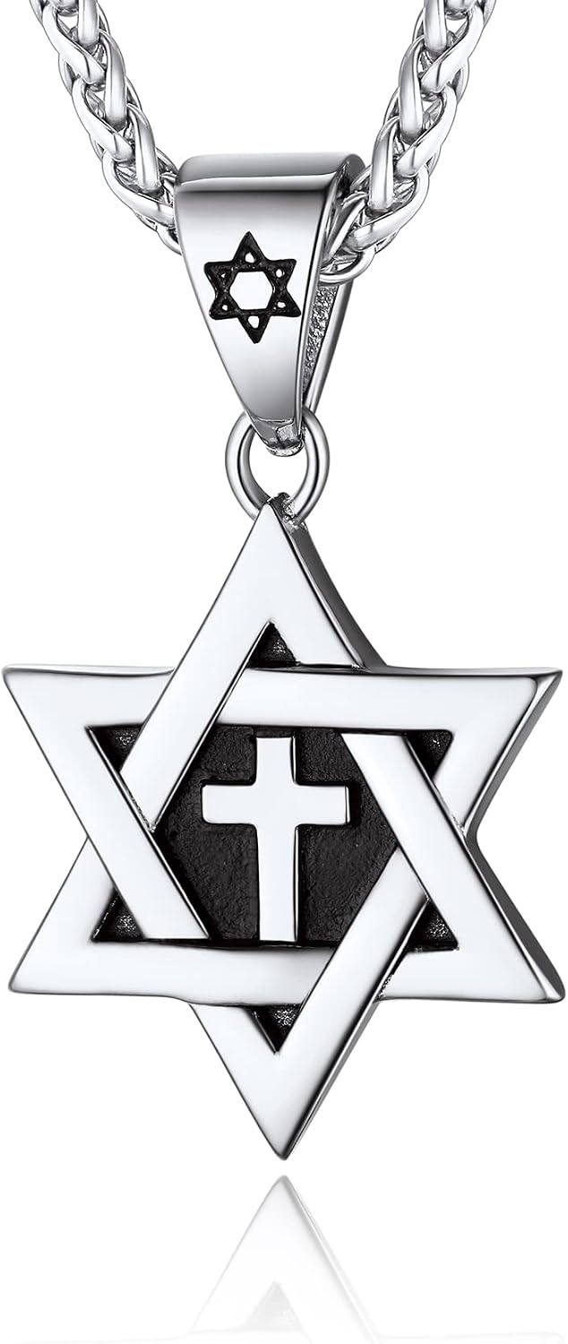 Detalle de ChainsHouse Collier Etoile de David 55 cm