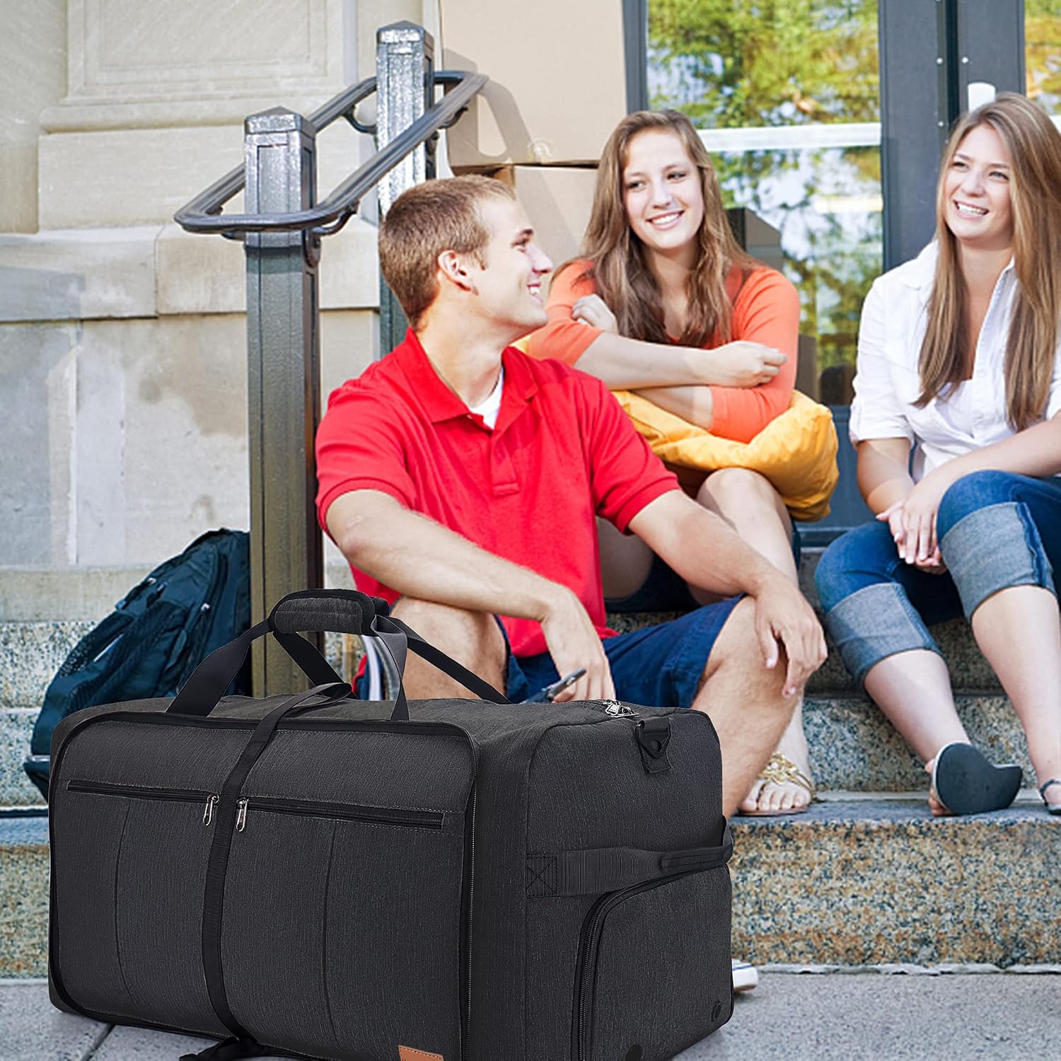 Thumbnail 6 de 120L Foldable Collapsible Waterproof Travel Duffel Bag