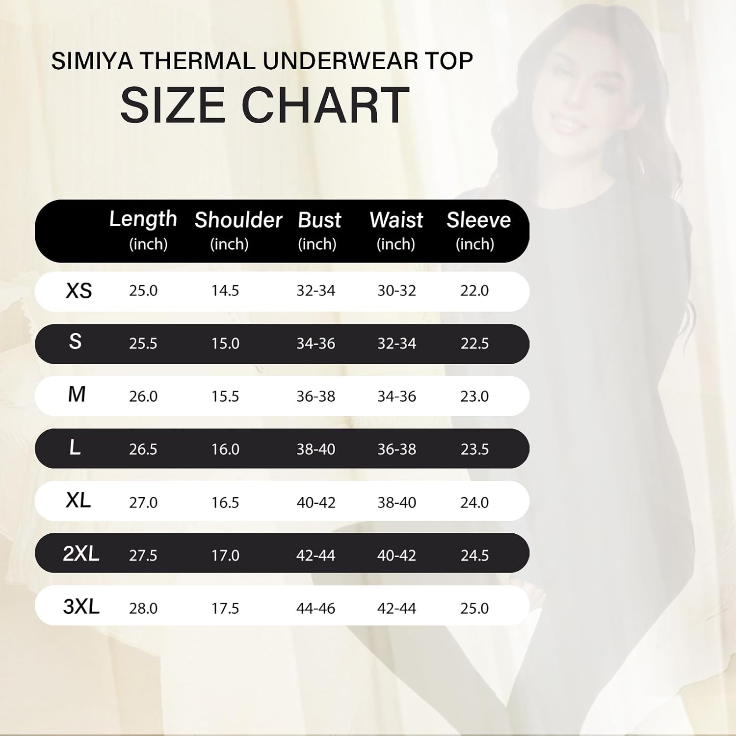 Thumbnail 4 de SIMIYA Thermal Tops Women thermal long-sleeve top