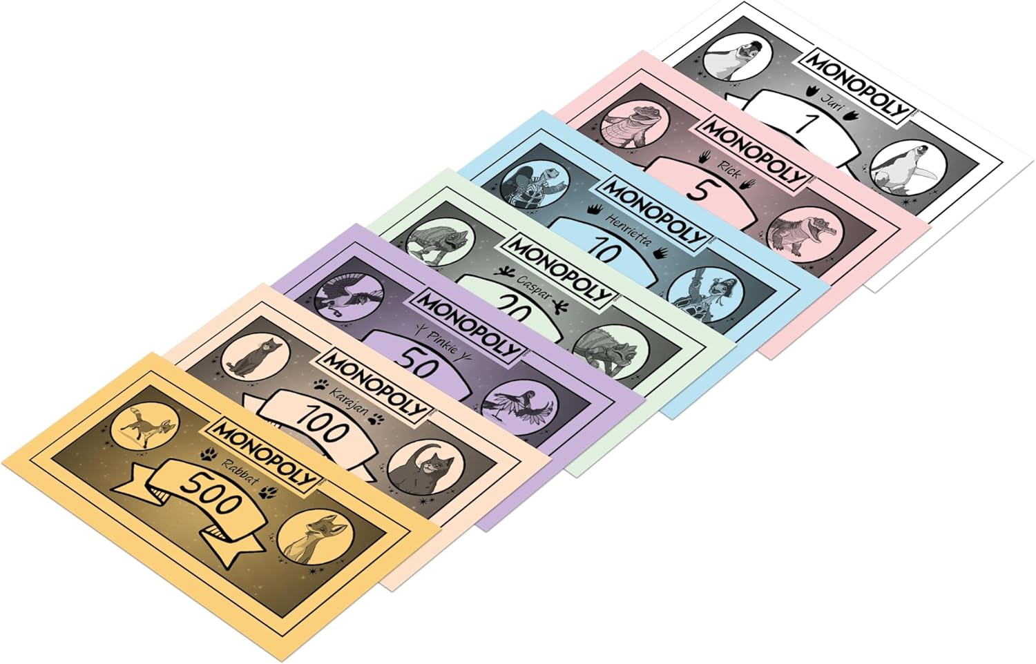 Detalle 2 de Winning Moves Monopoly Die Schule der magischen Tiere Edition – Monopoly Spiel für Fans